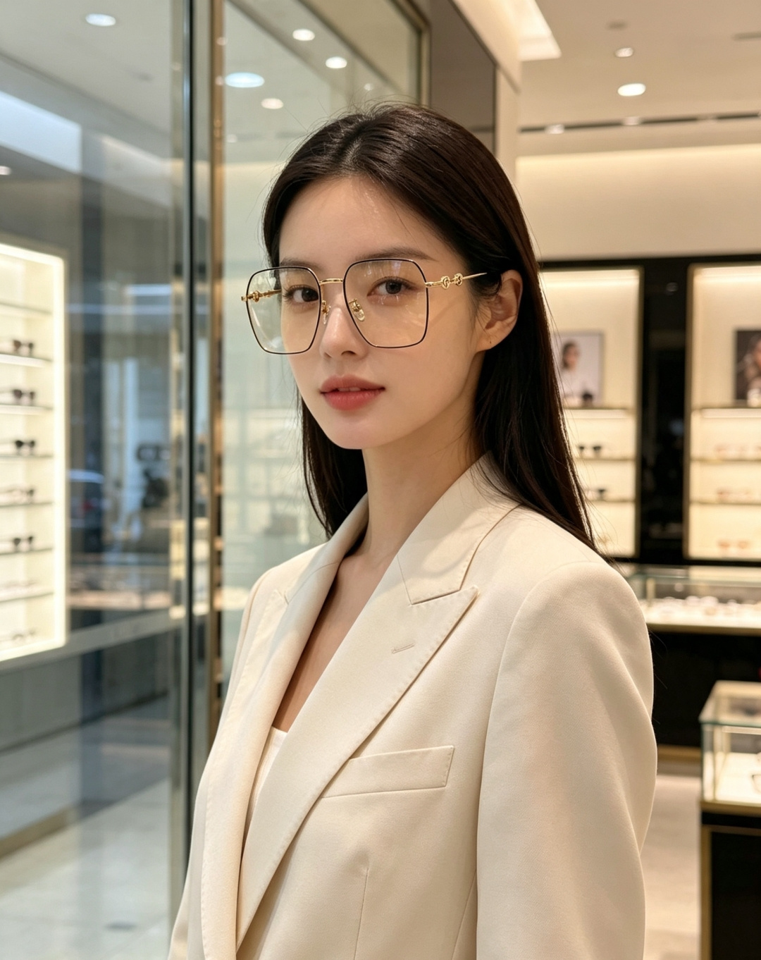 ▫️Gucci古奇 2026马衔扣金属方框墨镜，鎏金细框，温柔显贵不挑皮，标志性马衔扣镜腿，低调高级有质感，轻量镜架久戴