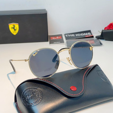 RayBan雷朋 Ferrari联名复古圆框太阳镜,把超跑的利落格调戴在脸上。哑光细金属镜架纤细轻盈,久戴无压鼻负担,经 RayBan雷朋 Ferrari联名复古圆框太阳镜,把超跑的利落格调戴在脸上。哑光细金属镜架纤细轻盈,久戴无压鼻负担,经