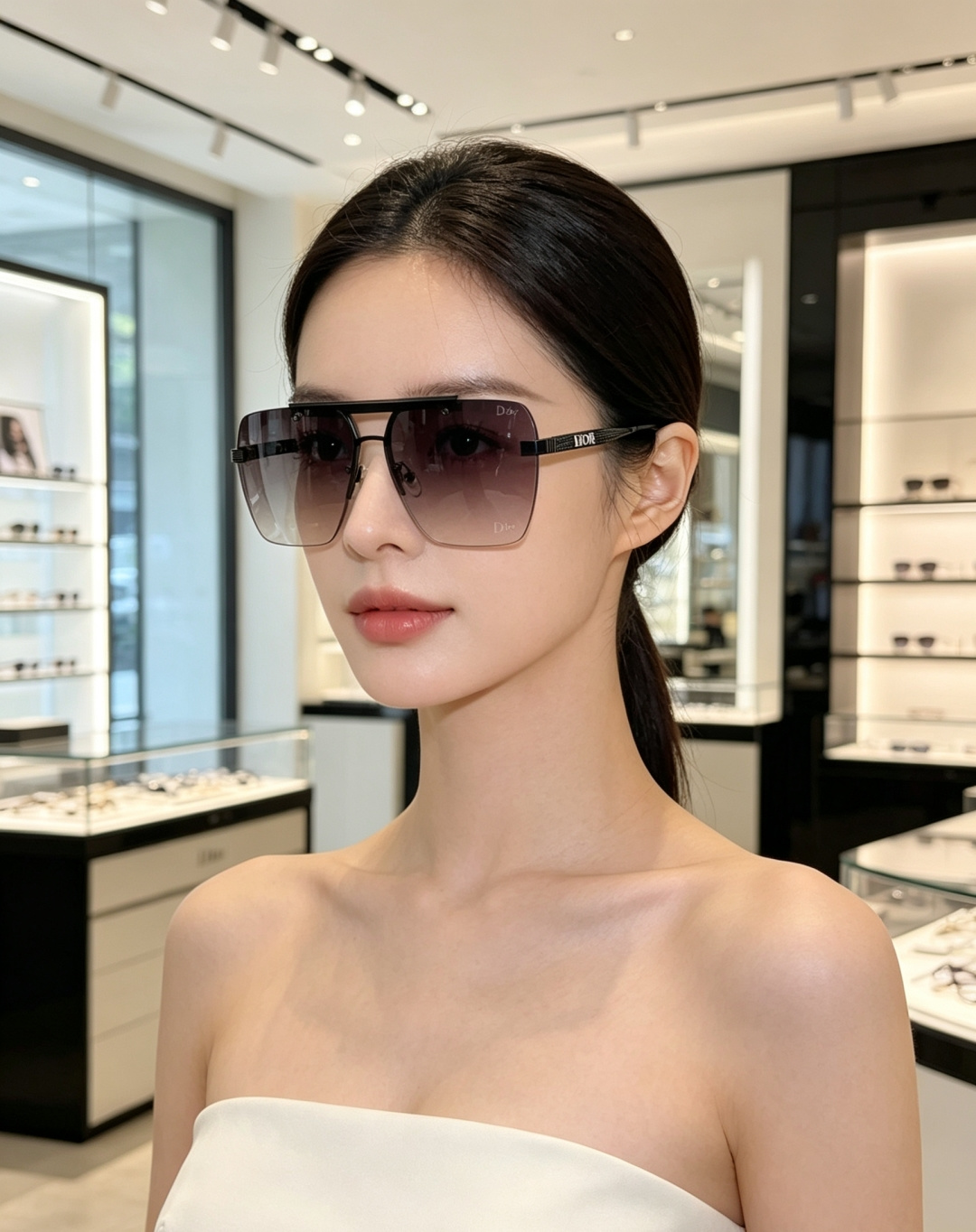 Dior迪奥 2026新款自带高级冷调气场的无边飞行员墨镜,潮人出行刚需单品🕶️ 半框上梁设计+无边切角大镜片,利落几何 Dior迪奥 2026新款自带高级冷调气场的无边飞行员墨镜,潮人出行刚需单品🕶️ 半框上梁设计+无边切角大镜片,利落几何