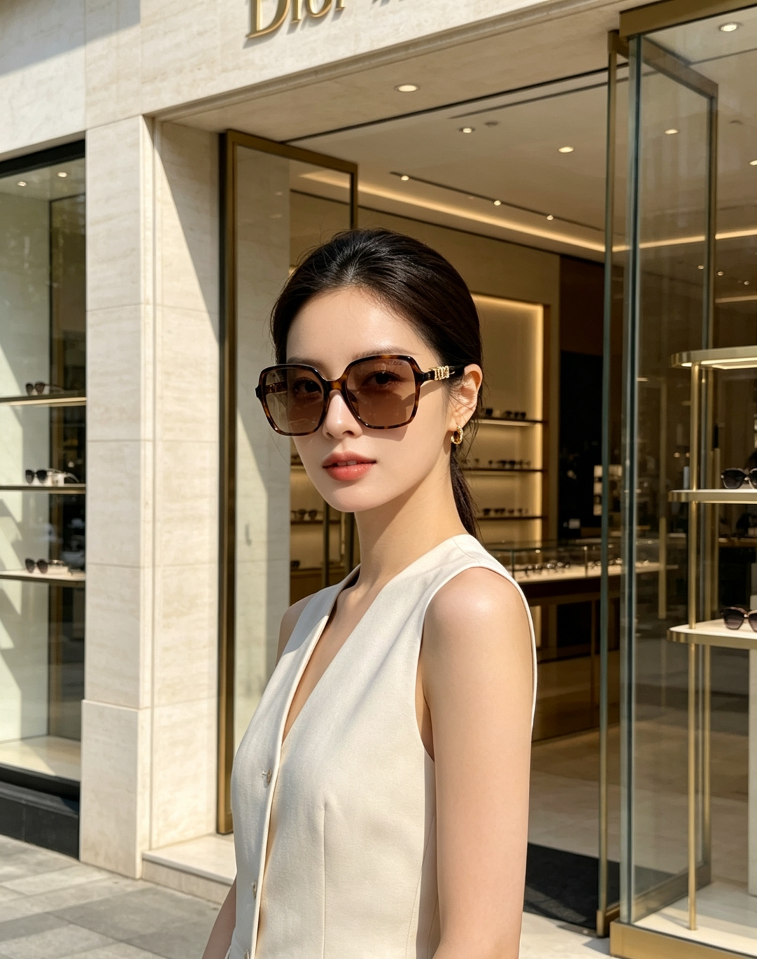 Dior迪奥 2026被颜值狠狠拿捏的Dior女士墨镜🕶️撞色镜框温柔又大气,大框版型对圆脸、方圆脸格外友好,一戴直接小 Dior迪奥 2026被颜值狠狠拿捏的Dior女士墨镜🕶️撞色镜框温柔又大气,大框版型对圆脸、方圆脸格外友好,一戴直接小