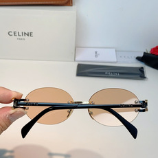CELINE塞林 凯旋门无框椭圆墨镜|法式复古氛围感拉满🕶小众无框椭圆形镜片,自带90年代复古腔调,镜腿标志性凯旋门金属 CELINE塞林 凯旋门无框椭圆墨镜|法式复古氛围感拉满🕶小众无框椭圆形镜片,自带90年代复古腔调,镜腿标志性凯旋门金属
