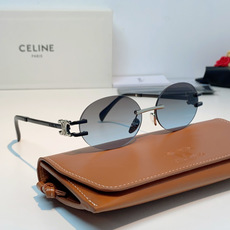 CELINE塞林 凯旋门无框椭圆墨镜|法式复古氛围感拉满🕶小众无框椭圆形镜片,自带90年代复古腔调,镜腿标志性凯旋门金属 CELINE塞林 凯旋门无框椭圆墨镜|法式复古氛围感拉满🕶小众无框椭圆形镜片,自带90年代复古腔调,镜腿标志性凯旋门金属