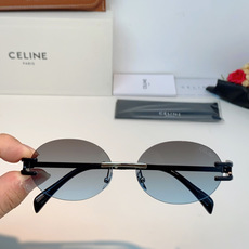 CELINE塞林 凯旋门无框椭圆墨镜|法式复古氛围感拉满🕶小众无框椭圆形镜片,自带90年代复古腔调,镜腿标志性凯旋门金属 CELINE塞林 凯旋门无框椭圆墨镜|法式复古氛围感拉满🕶小众无框椭圆形镜片,自带90年代复古腔调,镜腿标志性凯旋门金属