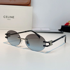 CELINE塞林 凯旋门无框椭圆墨镜|法式复古氛围感拉满🕶小众无框椭圆形镜片,自带90年代复古腔调,镜腿标志性凯旋门金属 CELINE塞林 凯旋门无框椭圆墨镜|法式复古氛围感拉满🕶小众无框椭圆形镜片,自带90年代复古腔调,镜腿标志性凯旋门金属