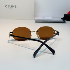 CELINE塞林 凯旋门无框椭圆墨镜|法式复古氛围感拉满🕶小众无框椭圆形镜片,自带90年代复古腔调,镜腿标志性凯旋门金属 CELINE塞林 凯旋门无框椭圆墨镜|法式复古氛围感拉满🕶小众无框椭圆形镜片,自带90年代复古腔调,镜腿标志性凯旋门金属