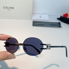 CELINE塞林 凯旋门无框椭圆墨镜|法式复古氛围感拉满🕶小众无框椭圆形镜片,自带90年代复古腔调,镜腿标志性凯旋门金属 CELINE塞林 凯旋门无框椭圆墨镜|法式复古氛围感拉满🕶小众无框椭圆形镜片,自带90年代复古腔调,镜腿标志性凯旋门金属