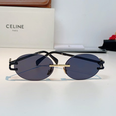 CELINE塞林 凯旋门无框椭圆墨镜|法式复古氛围感拉满🕶小众无框椭圆形镜片,自带90年代复古腔调,镜腿标志性凯旋门金属 CELINE塞林 凯旋门无框椭圆墨镜|法式复古氛围感拉满🕶小众无框椭圆形镜片,自带90年代复古腔调,镜腿标志性凯旋门金属