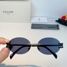 CELINE塞林 凯旋门无框椭圆墨镜|法式复古氛围感拉满🕶小众无框椭圆形镜片,自带90年代复古腔调,镜腿标志性凯旋门金属 CELINE塞林 凯旋门无框椭圆墨镜|法式复古氛围感拉满🕶小众无框椭圆形镜片,自带90年代复古腔调,镜腿标志性凯旋门金属