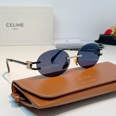 CELINE塞林 凯旋门无框椭圆墨镜|法式复古氛围感拉满🕶小众无框椭圆形镜片,自带90年代复古腔调,镜腿标志性凯旋门金属 CELINE塞林 凯旋门无框椭圆墨镜|法式复古氛围感拉满🕶小众无框椭圆形镜片,自带90年代复古腔调,镜腿标志性凯旋门金属