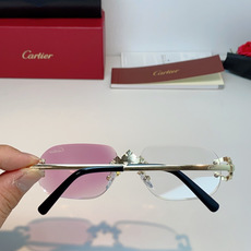 Cartier 卡地亚镶钻无框太阳镜|贵气氛围感天花板✨经典无框椭圆镜片,轻盈上脸无负重感 中梁立体镶钻豹头装饰,镜尾马 Cartier 卡地亚镶钻无框太阳镜|贵气氛围感天花板✨经典无框椭圆镜片,轻盈上脸无负重感 中梁立体镶钻豹头装饰,镜尾马