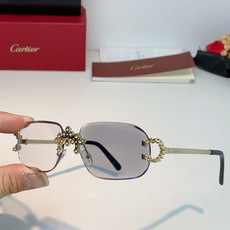 Cartier 卡地亚镶钻无框太阳镜|贵气氛围感天花板✨经典无框椭圆镜片,轻盈上脸无负重感 中梁立体镶钻豹头装饰,镜尾马 Cartier 卡地亚镶钻无框太阳镜|贵气氛围感天花板✨经典无框椭圆镜片,轻盈上脸无负重感 中梁立体镶钻豹头装饰,镜尾马
