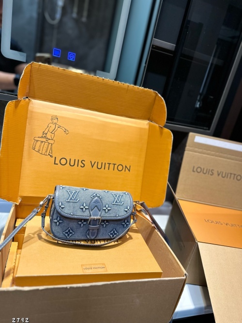 Louis Vuitton Denim Baguette Bag with Dual Straps - Collectible Edition 1 Louis Vuitton Denim Baguette Bag with Dual Straps - Collectible Edition