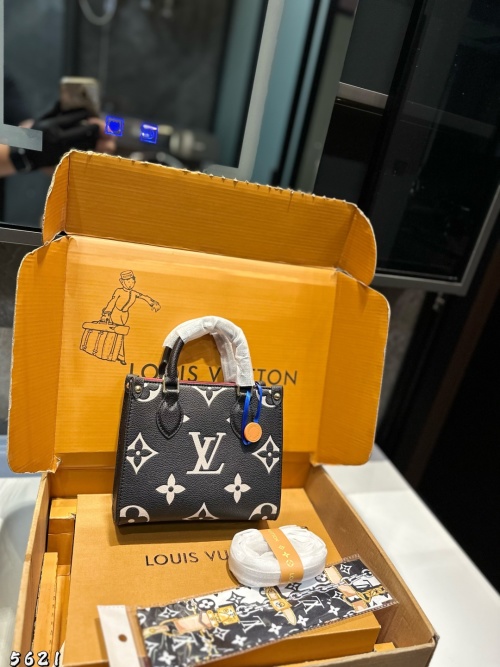 Louis Vuitton Onthego Mini Tote, Designer Handbag, Printed Leather 1 Louis Vuitton Onthego Mini Tote, Designer Handbag, Printed Leather