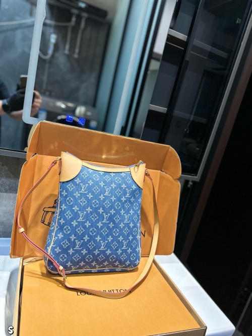 Louis Vuitton Denim Monogram Tote Bag - Chic & Versatile, Perfect Size 1 Louis Vuitton Denim Monogram Tote Bag - Chic & Versatile, Perfect Size
