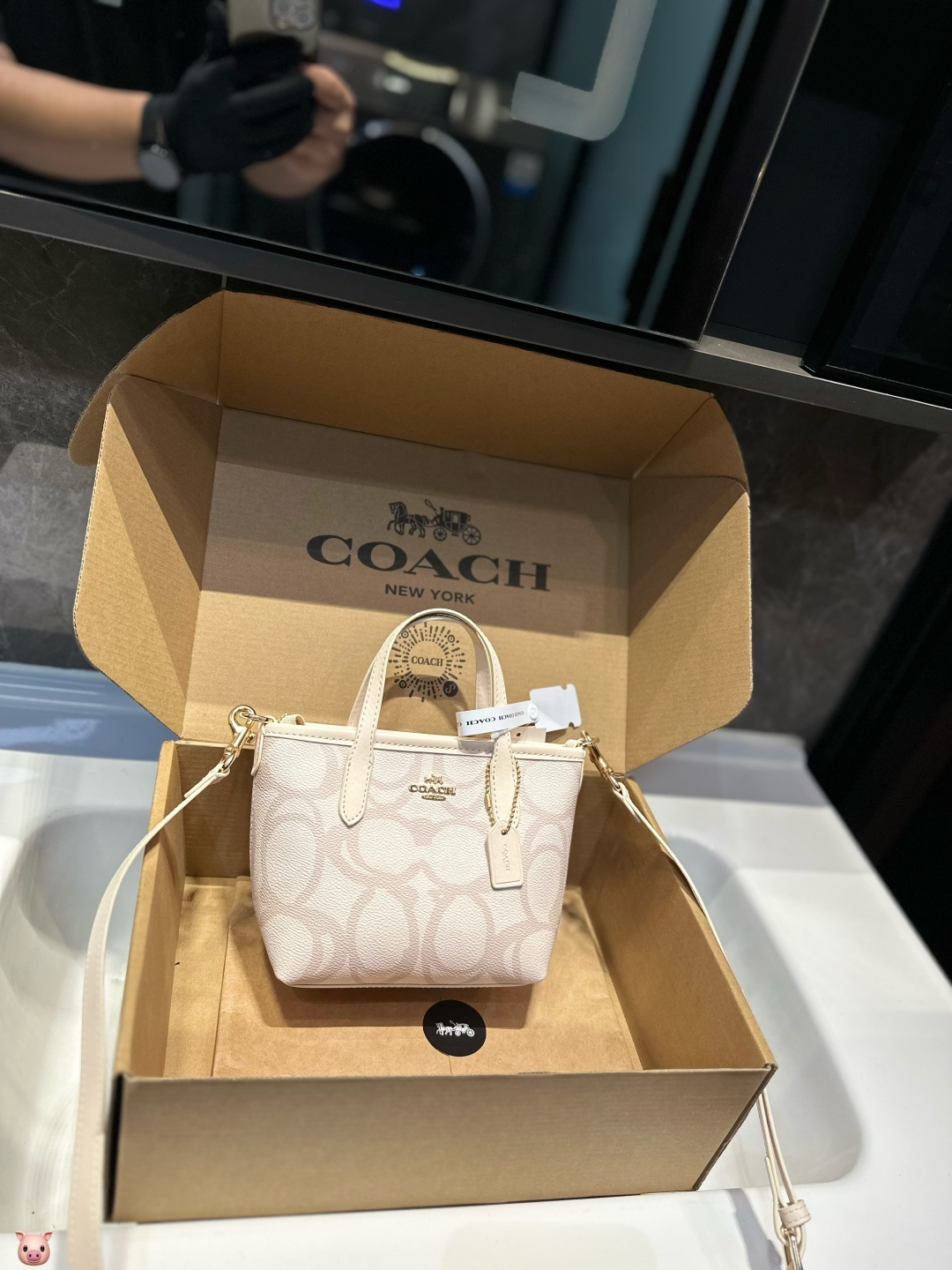 ❤️ (empaque de regalo) ❤️ COACH | ¡Oh! ¡Qué lindo este pequeño tote City! ¡Coach ha lanzado un nuevo tote en …