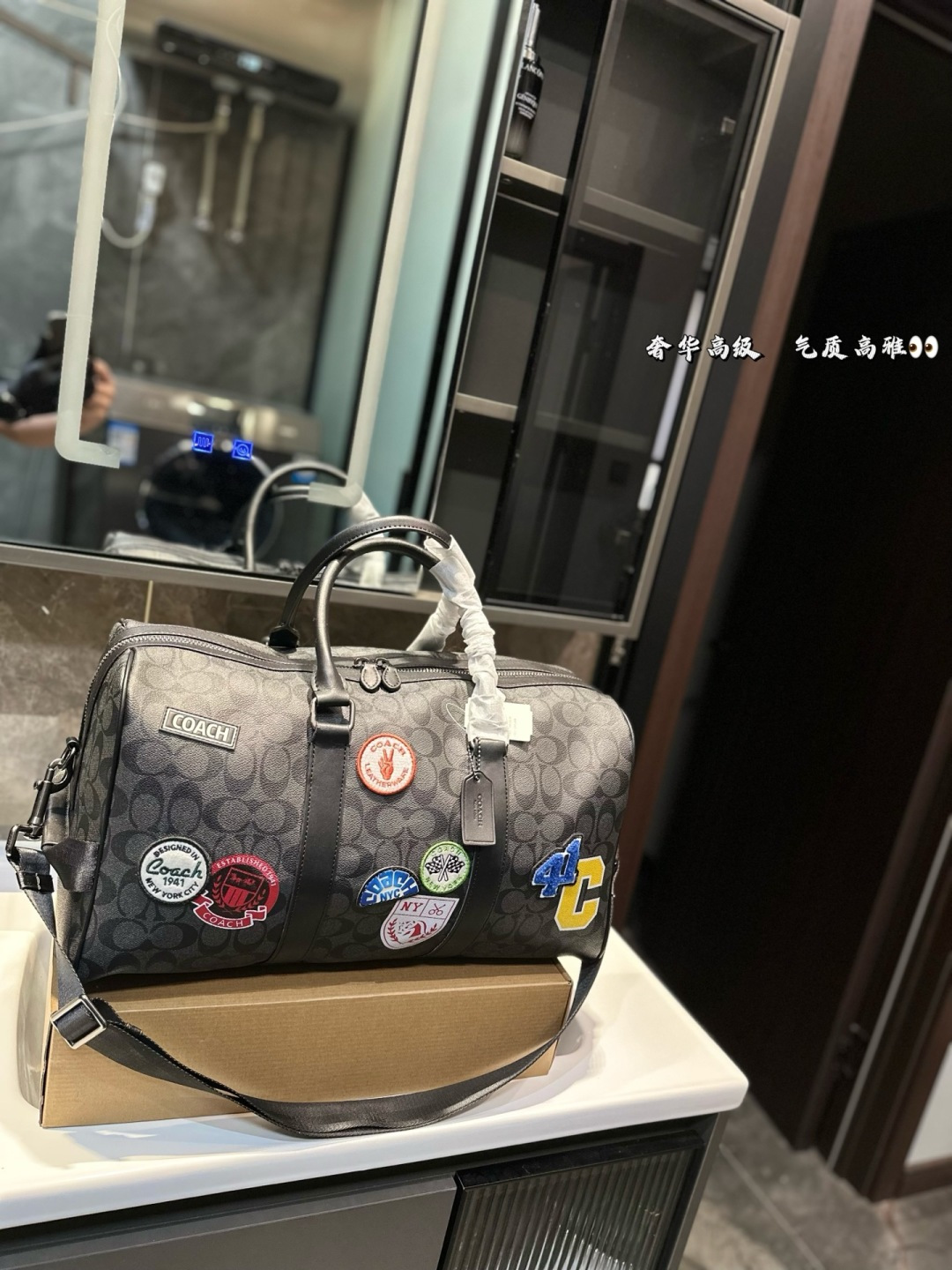 ❤️❤️ Coach/coach. Bolso de viaje de la misma colección de la tienda oficial, mismo modelo que usan Fan Bingbing/Yang Mi…