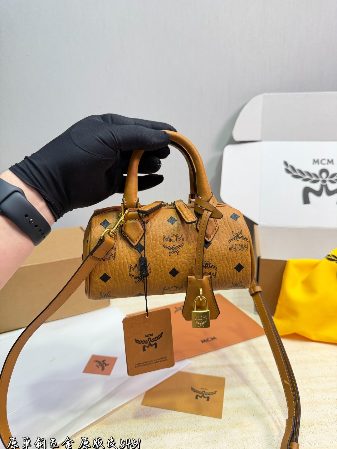 ❤️p175 (empaque de regalo)❤️ MCM Boston bolso almohada, simple y versátil, de alta apariencia, primera opción…