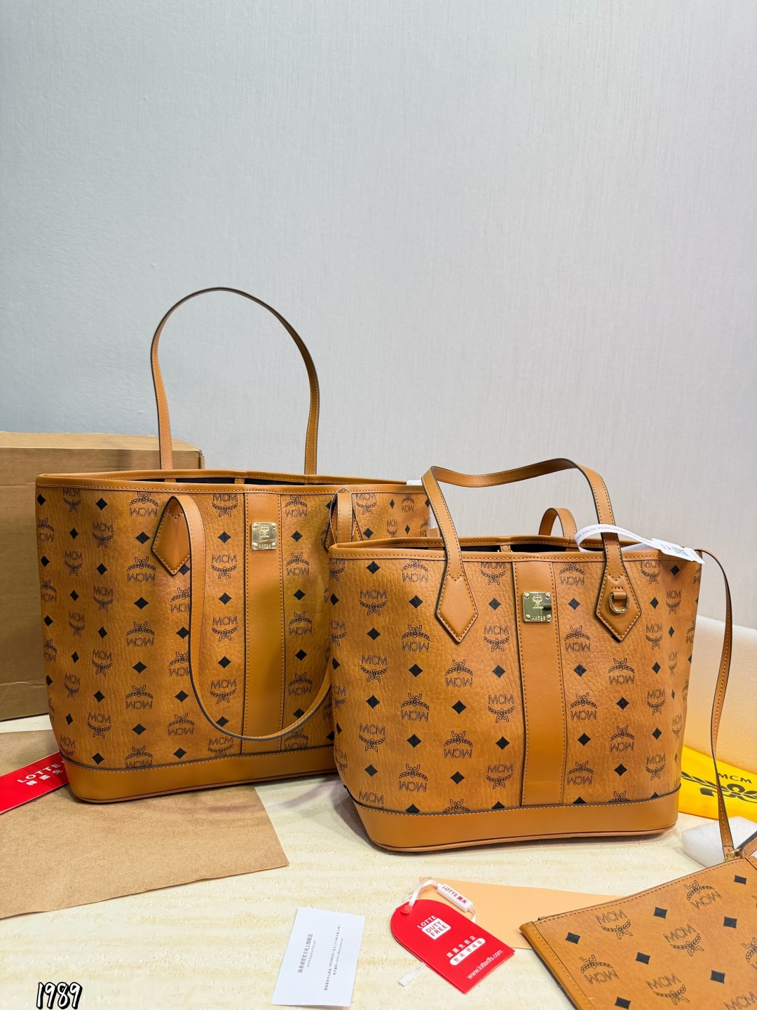 Bolso de compras MCM mini P160P150, ¡el nuevo bolso de compras de MCM es tan lindo! ¡Muy adecuado para ir al trabajo! T…