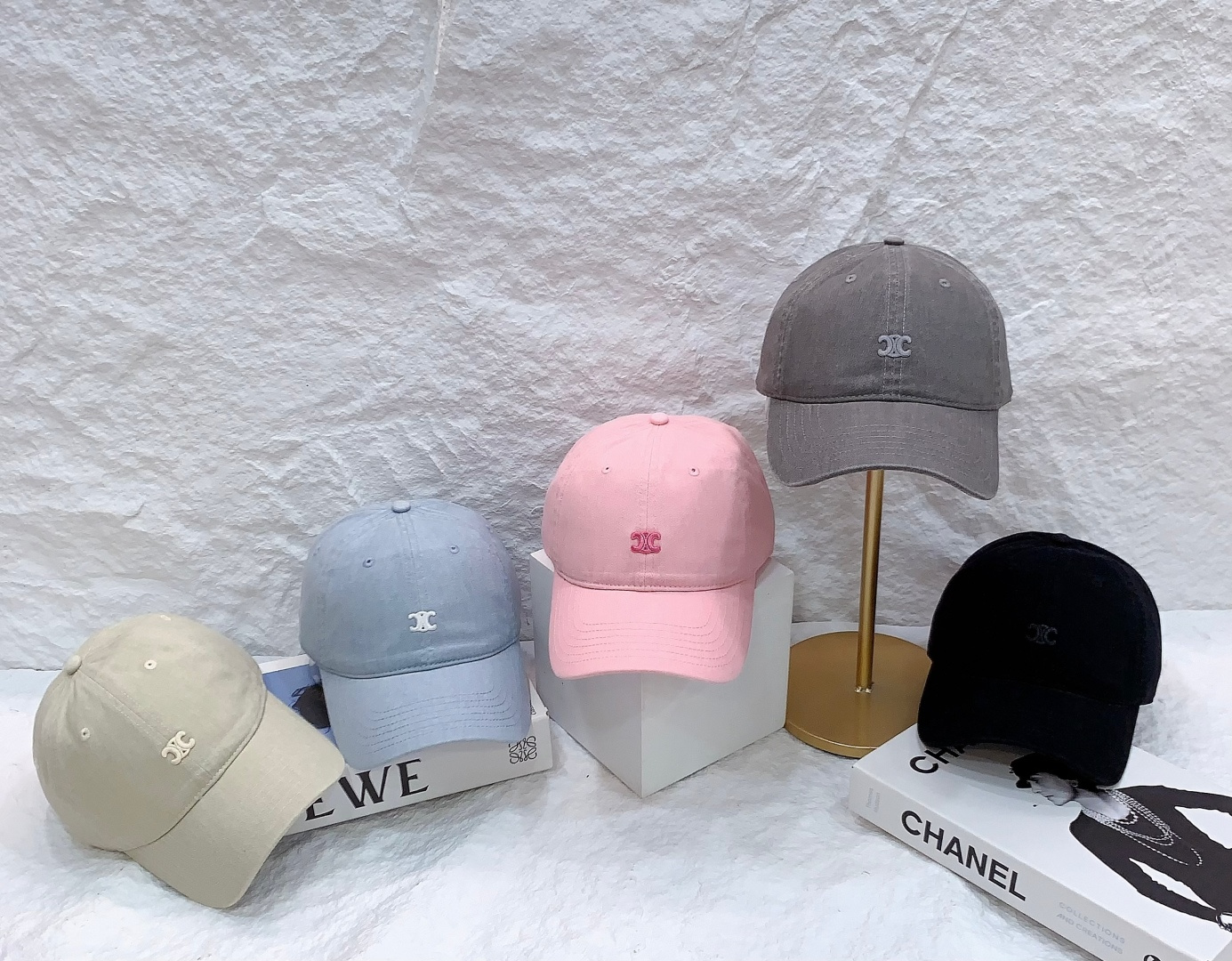 🎀CELINE雪花绒棒球帽春夏款配色