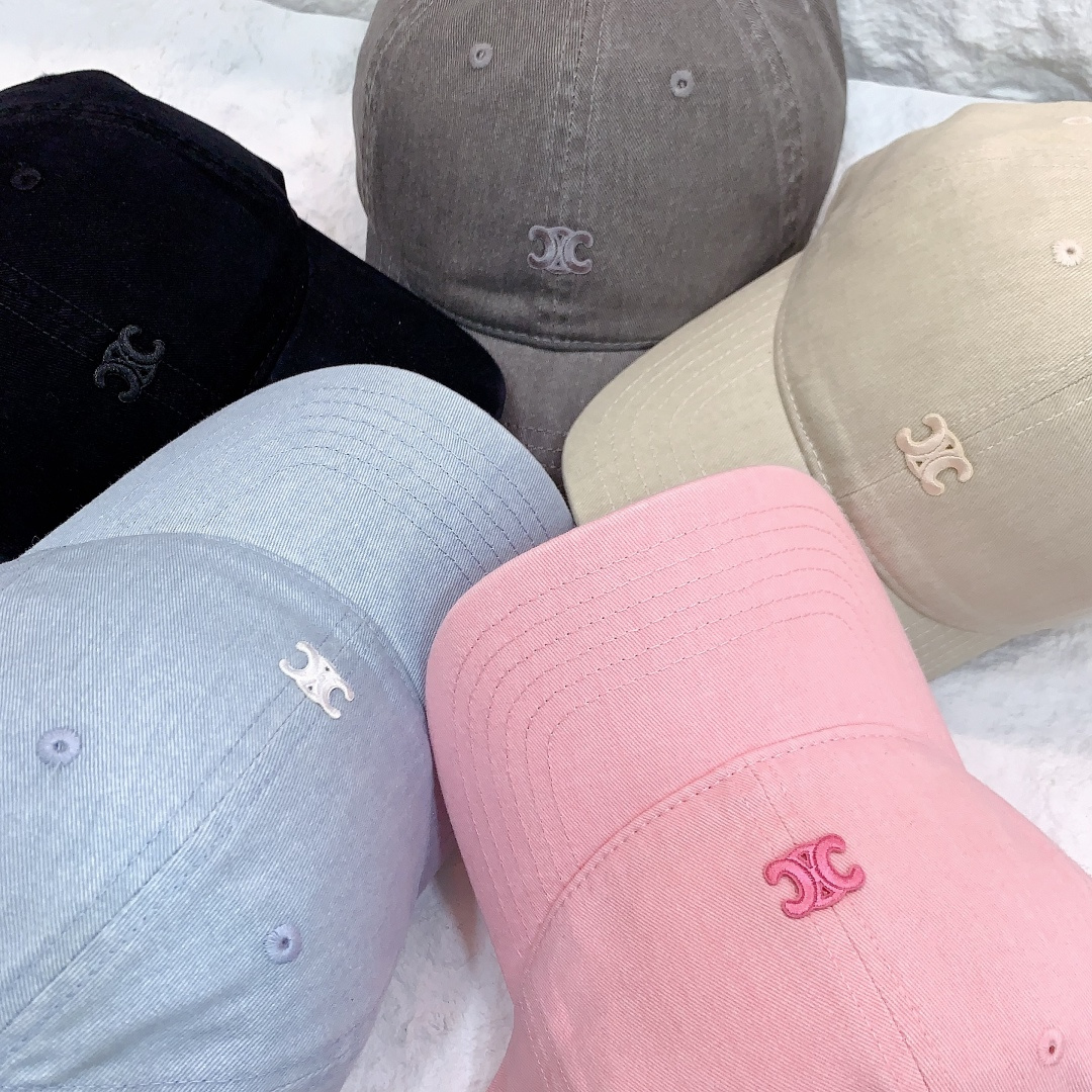 🎀CELINE雪花绒棒球帽春夏款配色