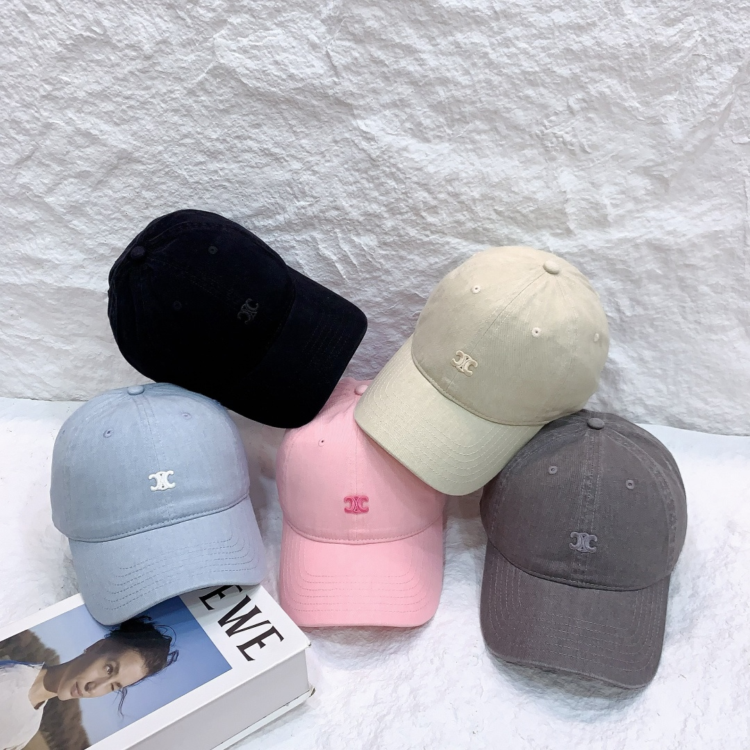 🎀CELINE雪花绒棒球帽春夏款配色