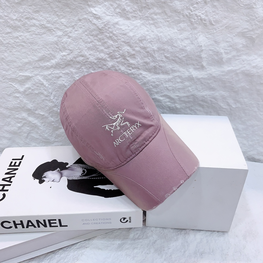 🎀🆕始祖鸟帽檐拼接小众款多色可选‼️