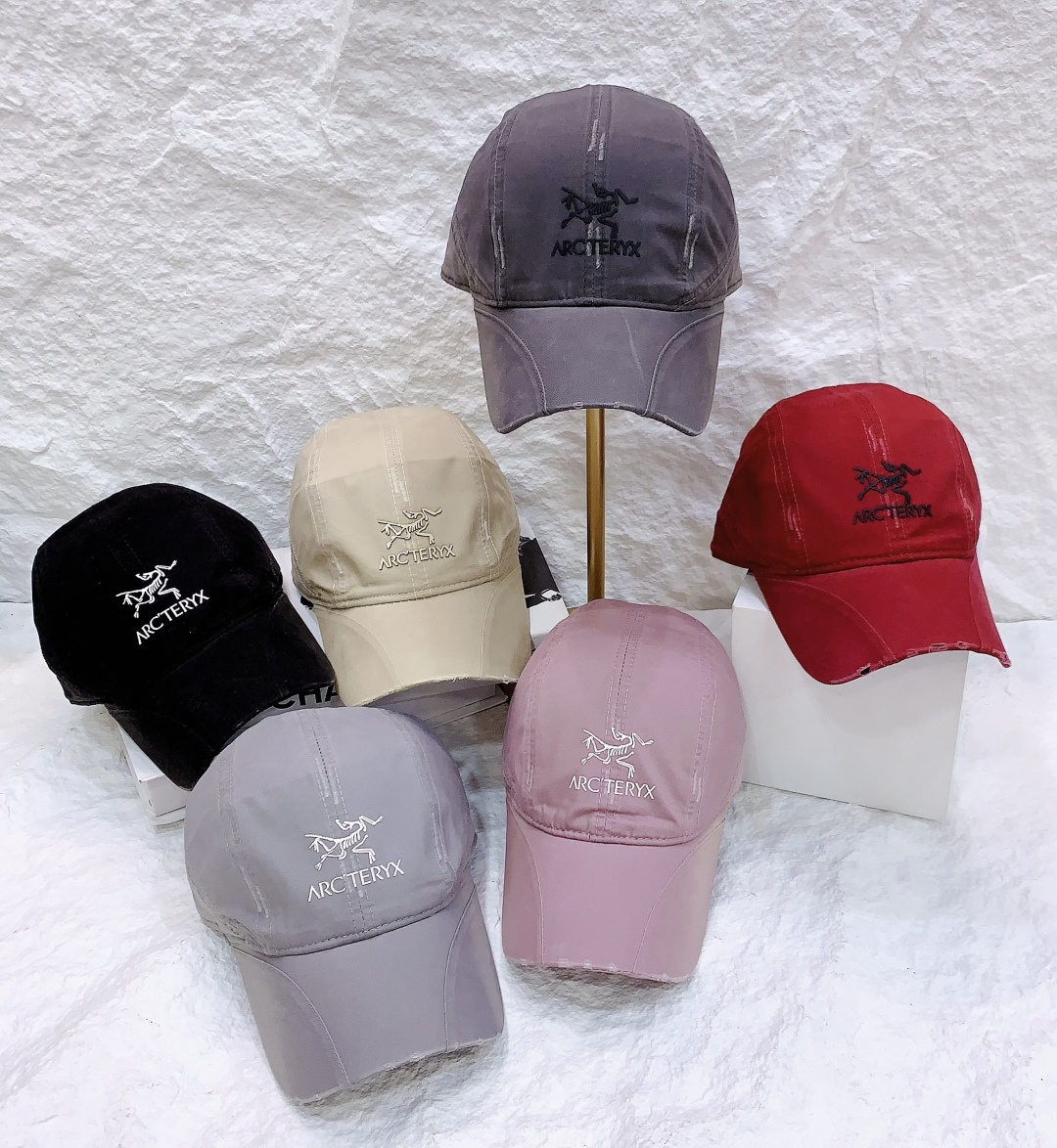 🎀🆕始祖鸟帽檐拼接小众款多色可选‼️