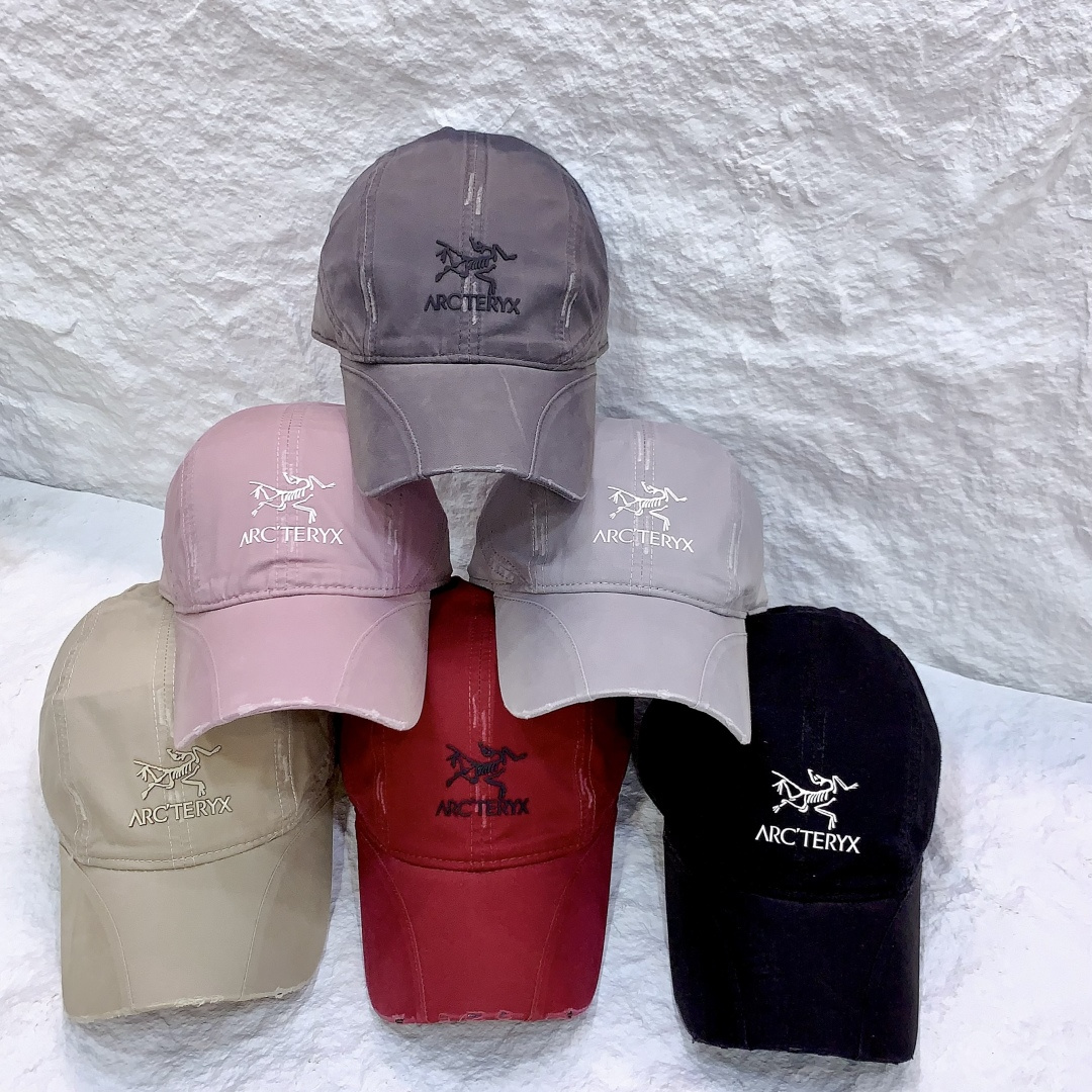 🎀🆕始祖鸟帽檐拼接小众款多色可选‼️