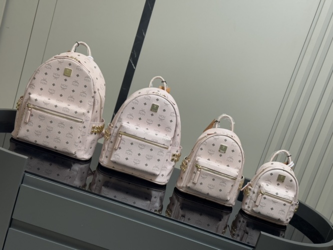 MCM Classic Backpack,Symmetric Design,Mini,Small,Medium and Large Sizes 1 MCM Classic Backpack,Symmetric Design,Mini,Small,Medium and Large Sizes