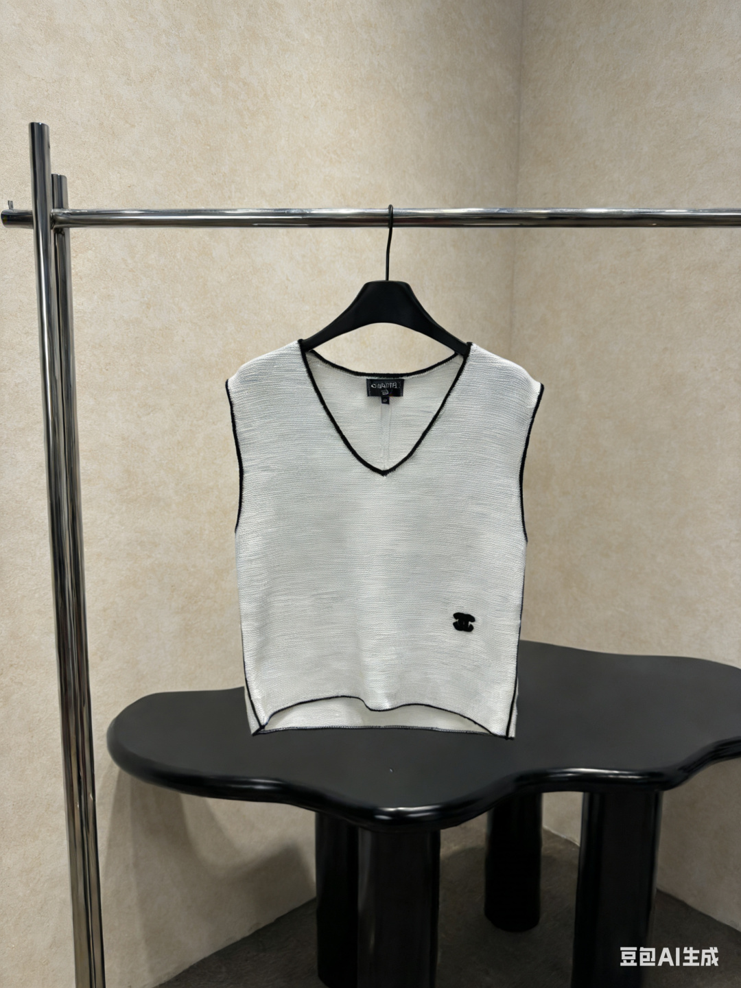 NO:790845,Chanel white knitted sleeveless vest, this white knitted sleeveless vest is made of light and breathable knitted fabric, super comfortable to wear in summer, V-neck + white piping design, simple and detailed, small logo on the front, full of brand sense, sleeveless cut, versatile to wear alone or inside, easy to wear for commuting and leisure, paired with high-waisted pants or skirts, refreshing and neat, easy to get summer fashion sense!  Code numberSML,,chanel,skirts,19860909Chanel白色针织无袖背心,这款白色针织无袖背心,采用轻薄透气针织面料,夏天穿超舒服,V领+白色滚边设计,简约又有细节感,正面小标志,品牌感满满,无袖剪裁,单穿或内搭都很百搭,通勤休闲都能轻松驾驭,搭配高腰裤或半身裙,清爽利落,轻松get夏日时髦感！码数SML,,chanel,skirts,,Women's clothing