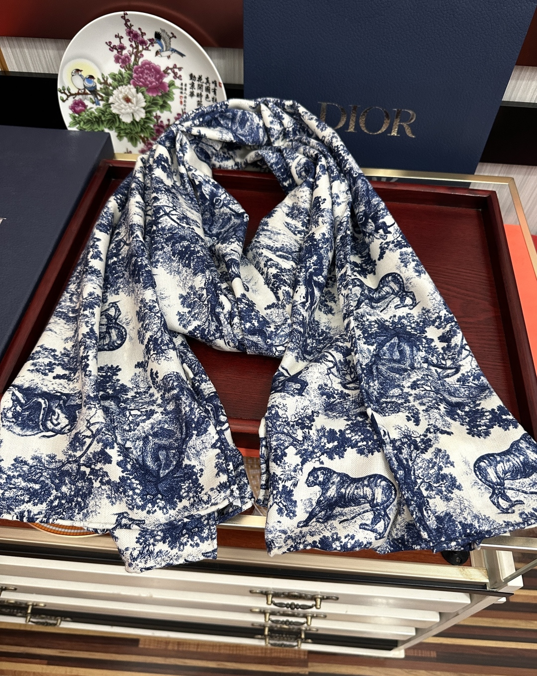 新款 2026迪奥。双面同色【动物丛林】最流行的花型 太美了[吃瓜]下手一定要快[嘴唇]四季都可以用[勾