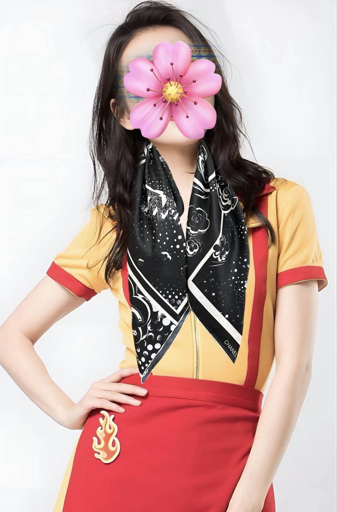 新款 香奈儿🌟【星星🌟涂鸦】2026太美了[庆祝]四季都可以用‼️真心美的让人非常非常心动 上身效果简直