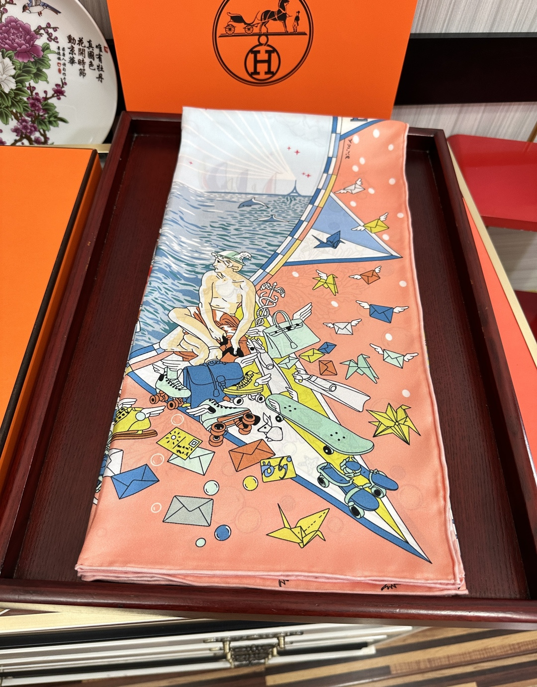 上新2026 。HERMES 重磅[庆祝]【爱马仕旗舰】方巾[嘴唇]精简时髦，品质感很显好[得意]好搭到