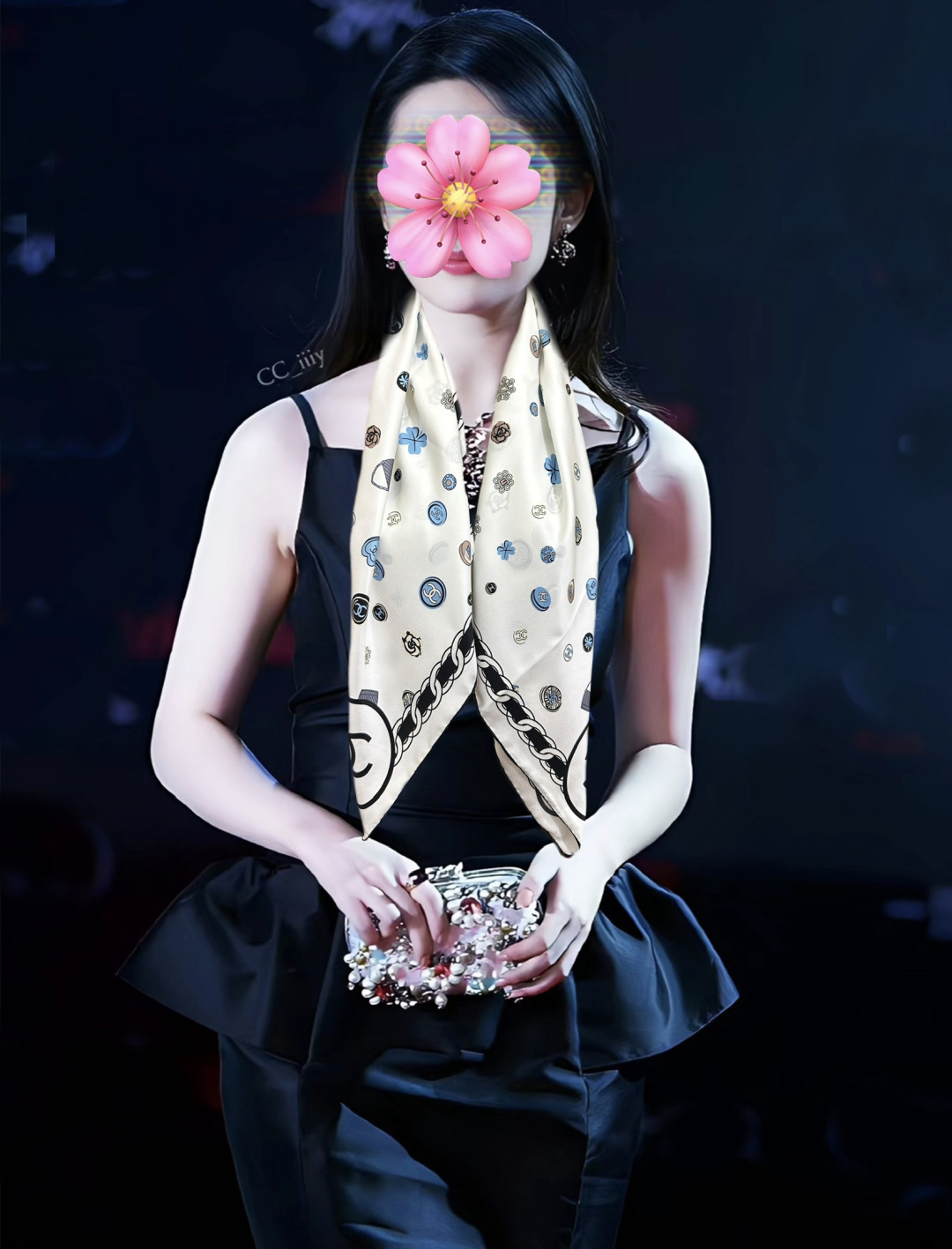 🆕 🔥2081新款 小香🌟太美了[庆祝]真心美的让人非常非常心动 上身效果简直美翻了 品质非常完美👍‼️ 整个围巾给人气
