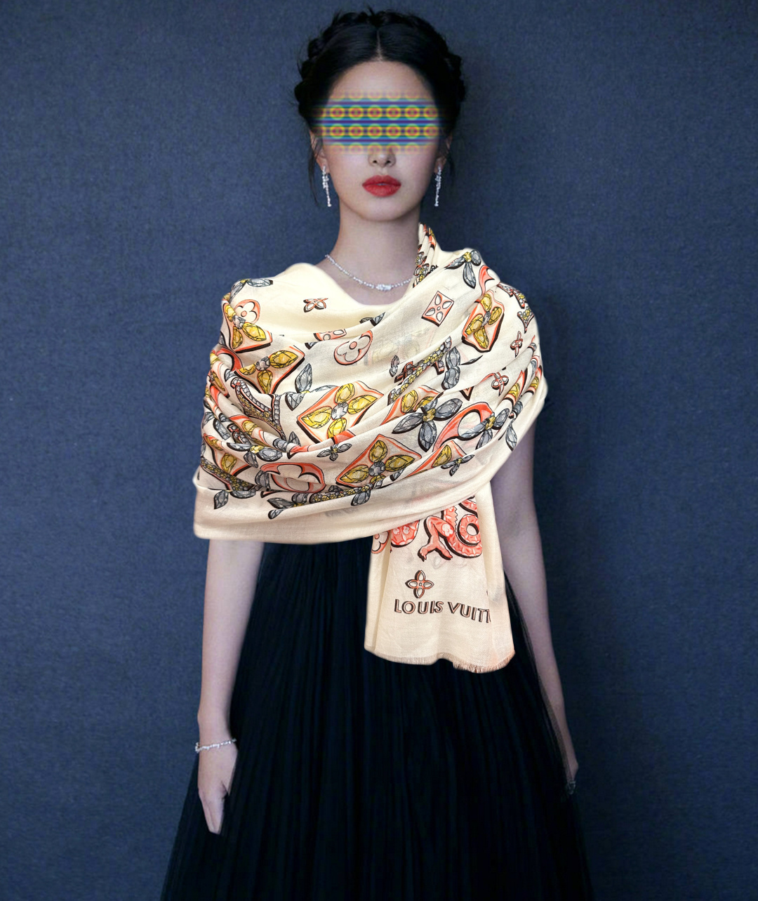NO:946081,It’s so beautiful [Love] L’s latest 2026 model I really like [Cashmere Long Scarf] is really beautiful in kind. The shawl is decorated with printing. No matter the design or printing, the details are very good. It can be seen that the whole scarf gives people aura and is very exquisite. High-end VIP recommendation is definitely worth buying. Size 100x200cm, material cashmere high version scarf, high version scarf, louis vuitton, shawls19860909太美了[爱心] L家 2026最新款真心赞【羊绒长巾】实物真心美 披肩配以印花无论设计喷绘都是非常到位细节都可见整个围巾给人气场的同时又非常精致高端VIP推荐绝对值得入手尺寸100x200cm,材质羊绒高版本围巾,高版本围巾,louis vuitton,shawls,scarf