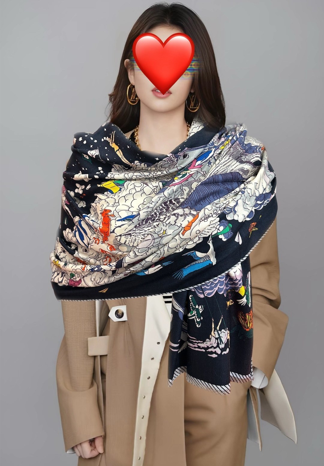 爱马仕 2026【双面同色海浪🌊之家】太美了[吃瓜]下手一定要快[嘴唇]四季都可以用[勾引]真心美的让人非常非上身效果简