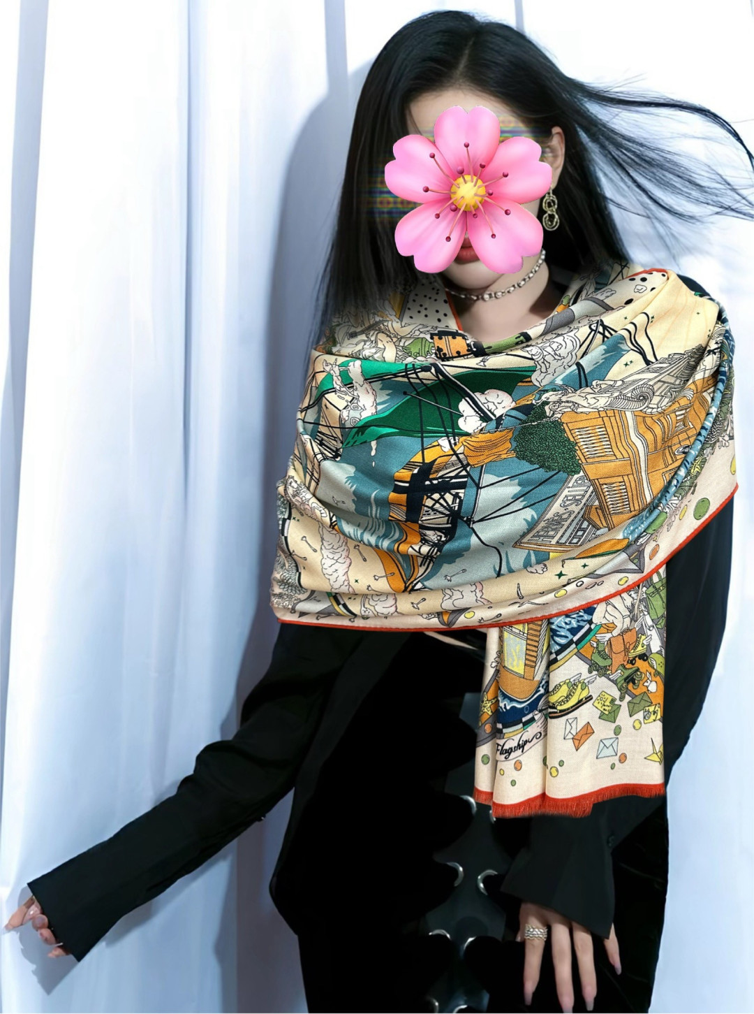 新款爱马仕。2011双面同色【一帆风顺】太美了[吃瓜]下手一定要快[嘴唇]四季都可以用[勾引]真心美的让人非常非上身效果