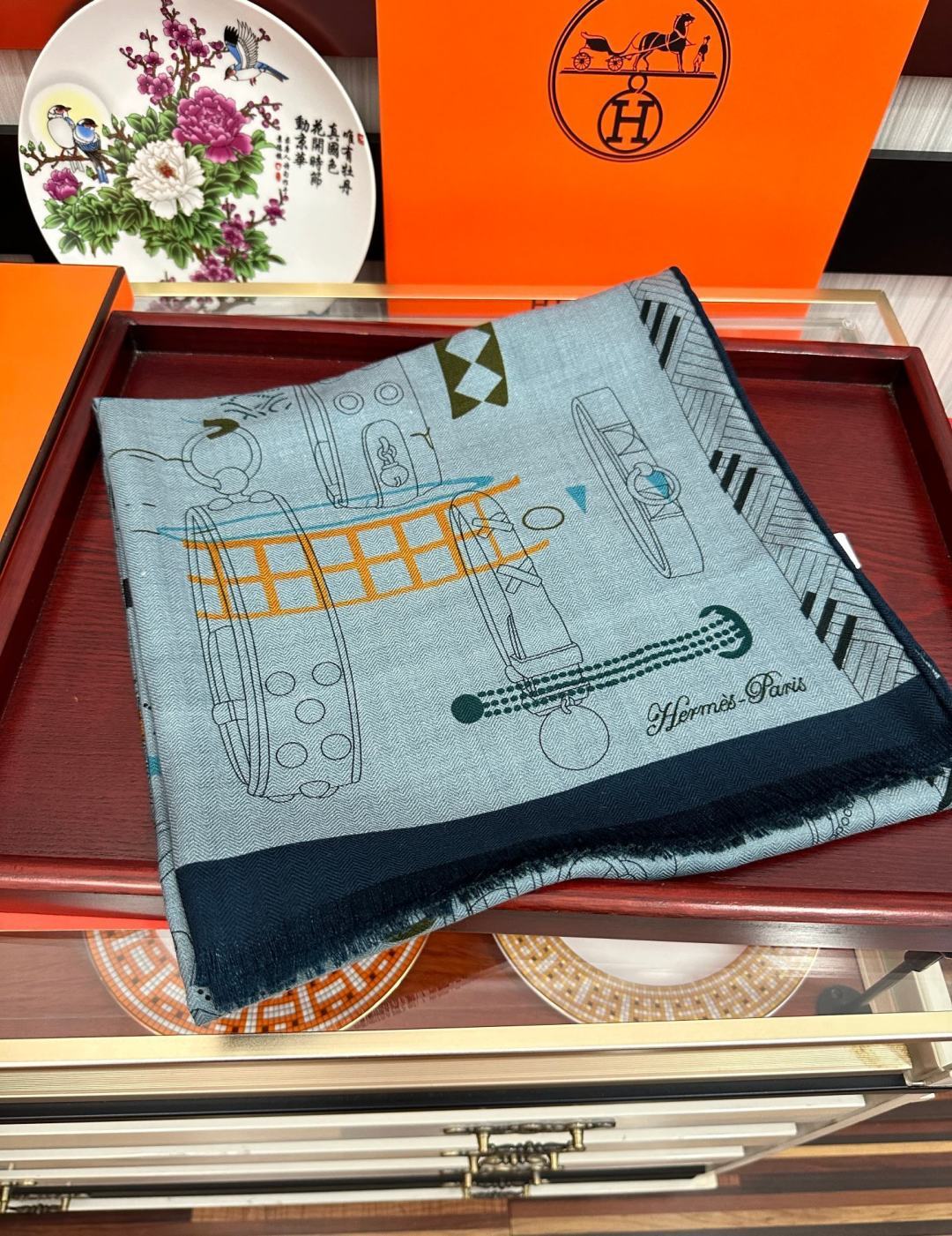 上新❤️爱马士2026【双面同色印花】[吃瓜]下手一定要快[嘴唇]四季都可以用[勾引]真心美的让人非常非上身效果简直美翻