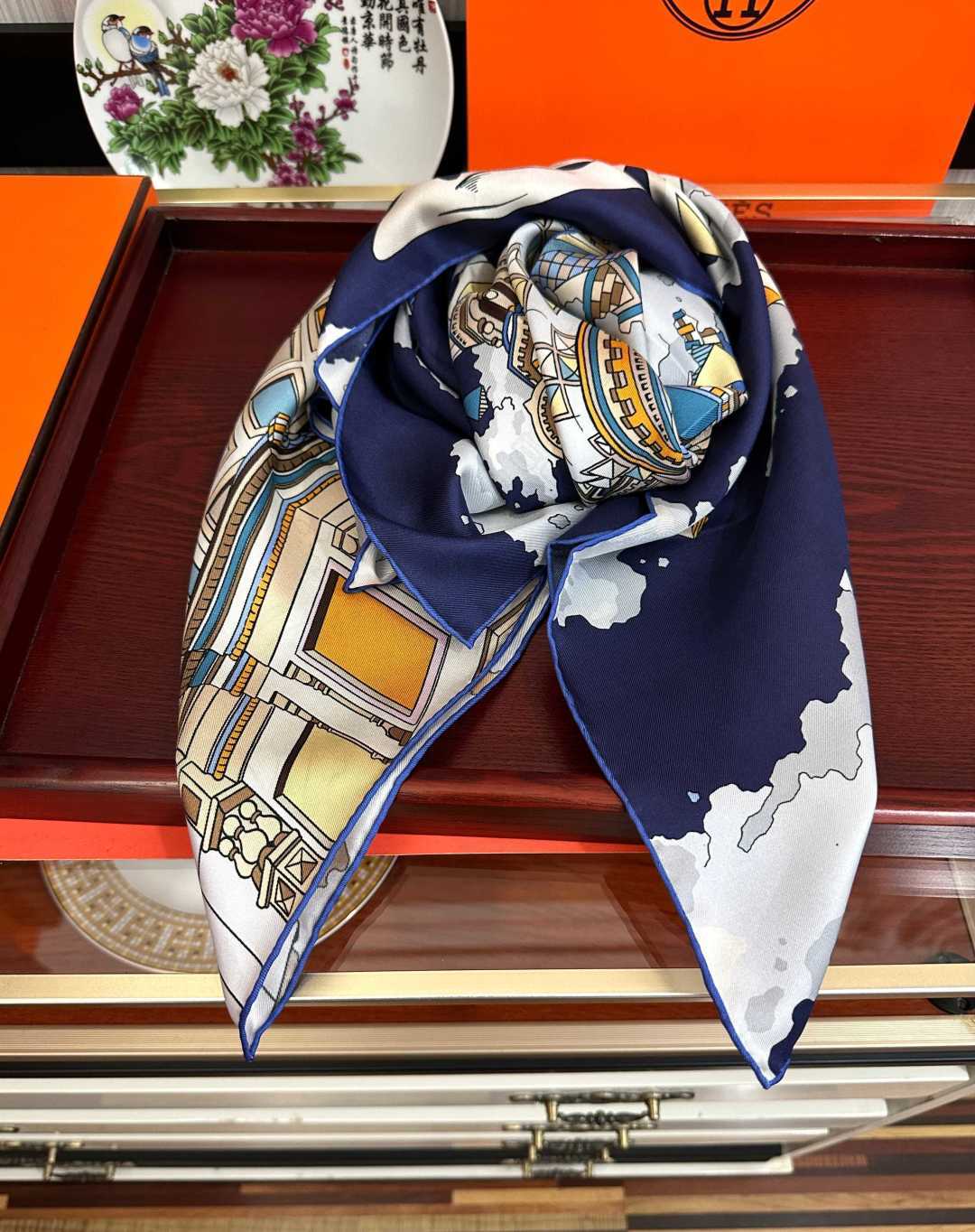 高品质 爱马仕 2026新款太美了【骏马奔腾】精致手工卷边，买到都说好👍下手一定要快高端 大爱❤️女人尤物 货极少 四季