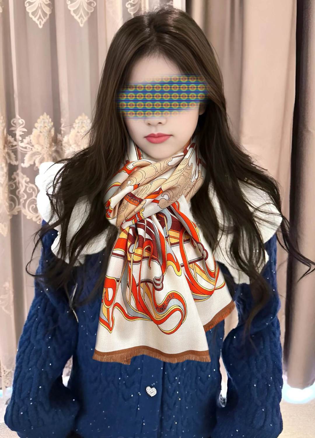 🔥新款 爱马仕🔥【双面同色】太美了[吃瓜]下手一定要快[嘴唇]四季都可以用[勾引]真心美的让人非常非上身效果简直美翻了 