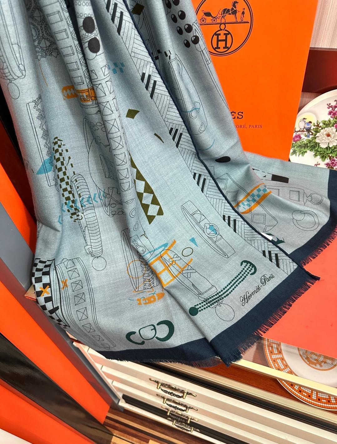上新❤️爱马士2026【双面同色印花】[吃瓜]下手一定要快[嘴唇]四季都可以用[勾引]真心美的让人非常非上身效果简直美翻