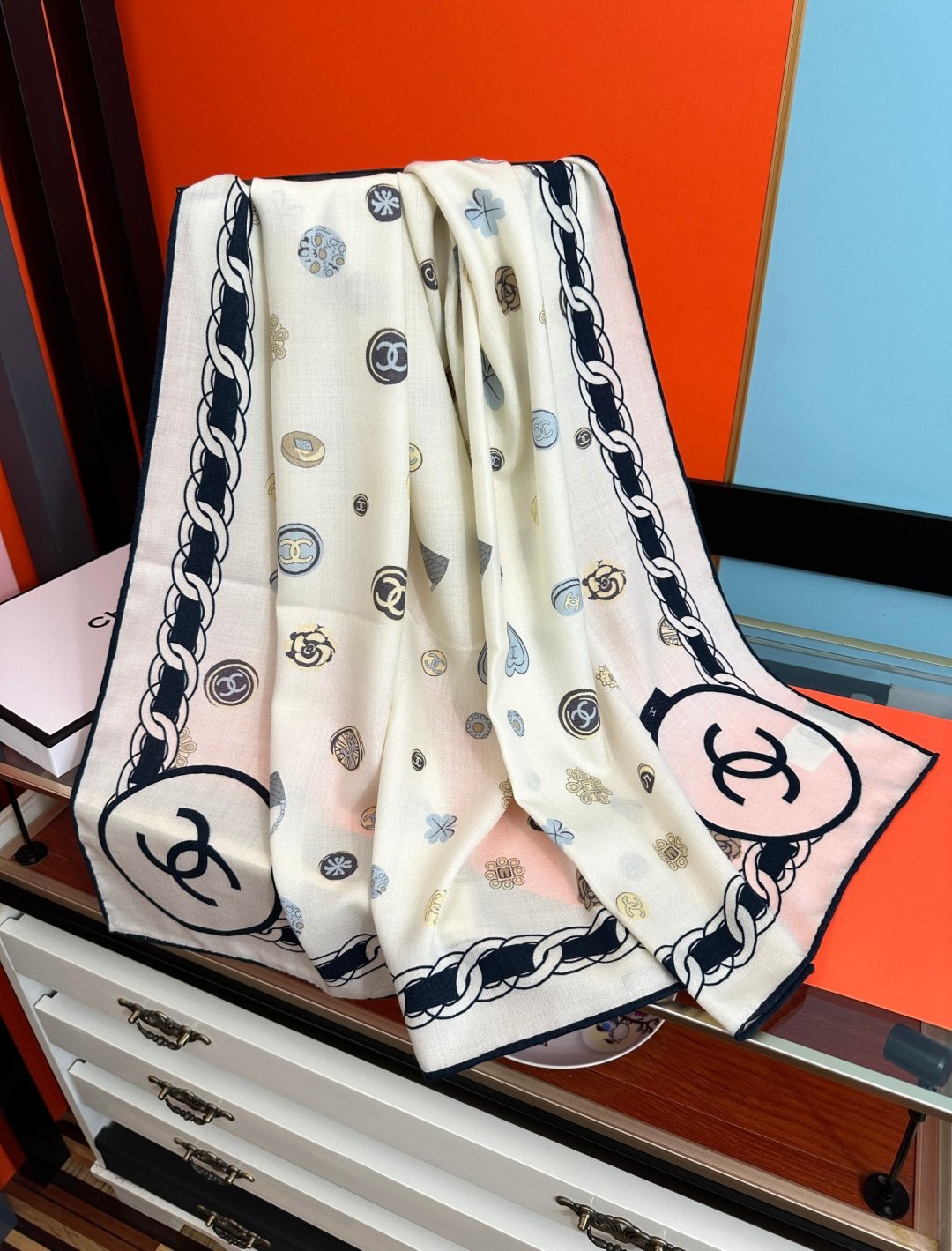上新❤️2026 香奈儿  【双面同色】大双C标志 设计优雅[礼物]~气质到骨子里[色]新一季的面料超高级，真心超级柔软