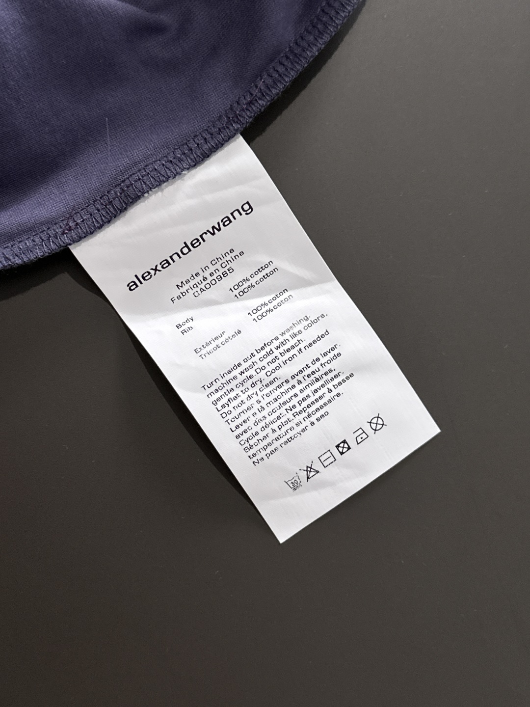 2025 Wang SS Round-T-Shirt: Comfortable, Durable, Classic Logo Design, Original Craft - 图片 8