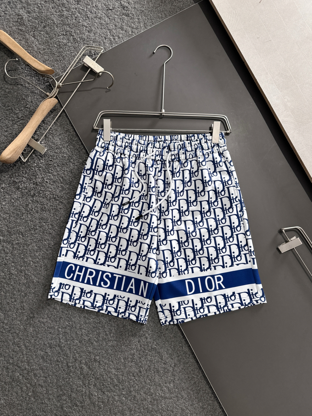 “High-Bulleted Cotton Summer Shorts with Classic Logo Mark-Up, Code M-XXXL” - 图片 1