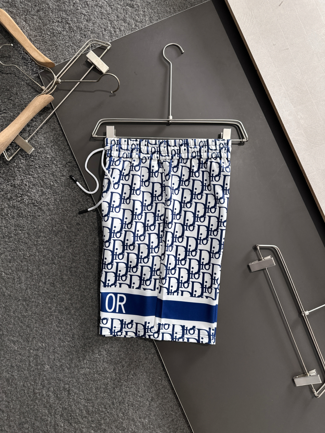 “High-Bulleted Cotton Summer Shorts with Classic Logo Mark-Up, Code M-XXXL” - 图片 3