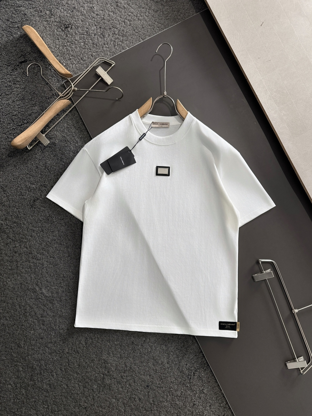  DG 2025SS 爆款310g纯棉双纱爆款现货四季系列短袖，简约基础衣橱神器， 休闲百搭必备款）做工