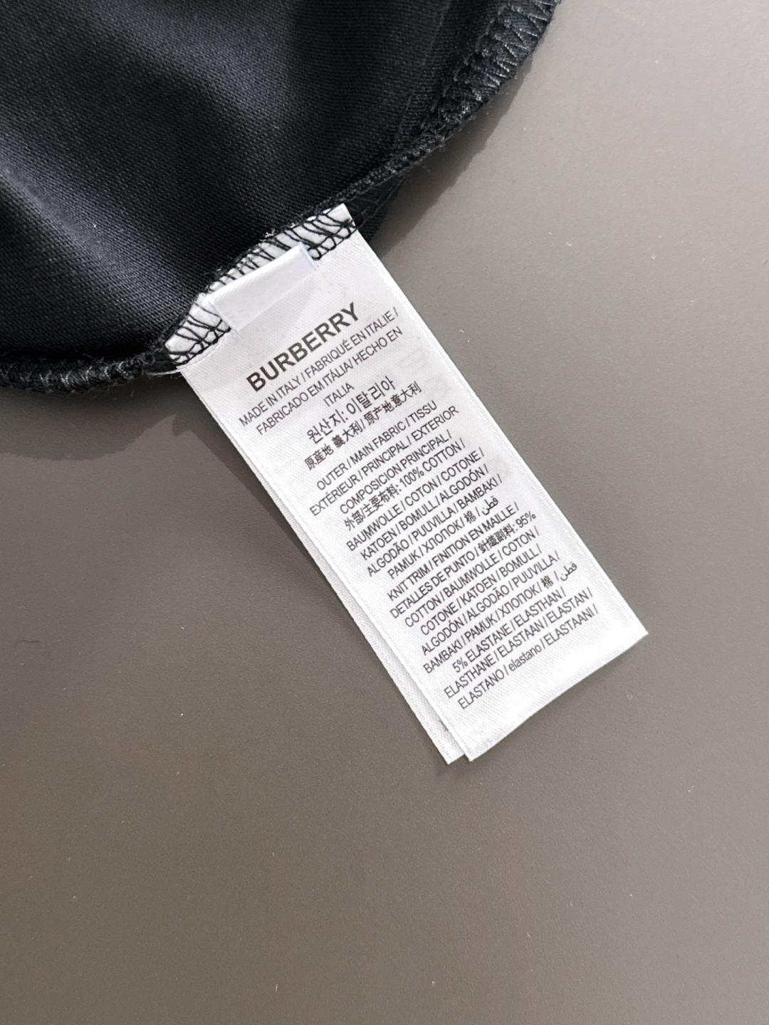 BBR 2025ss经典刺绣长袖t恤 定制260克全棉双纱紧密爽滑面料，布面干净，布纹清晰，手感非常细腻