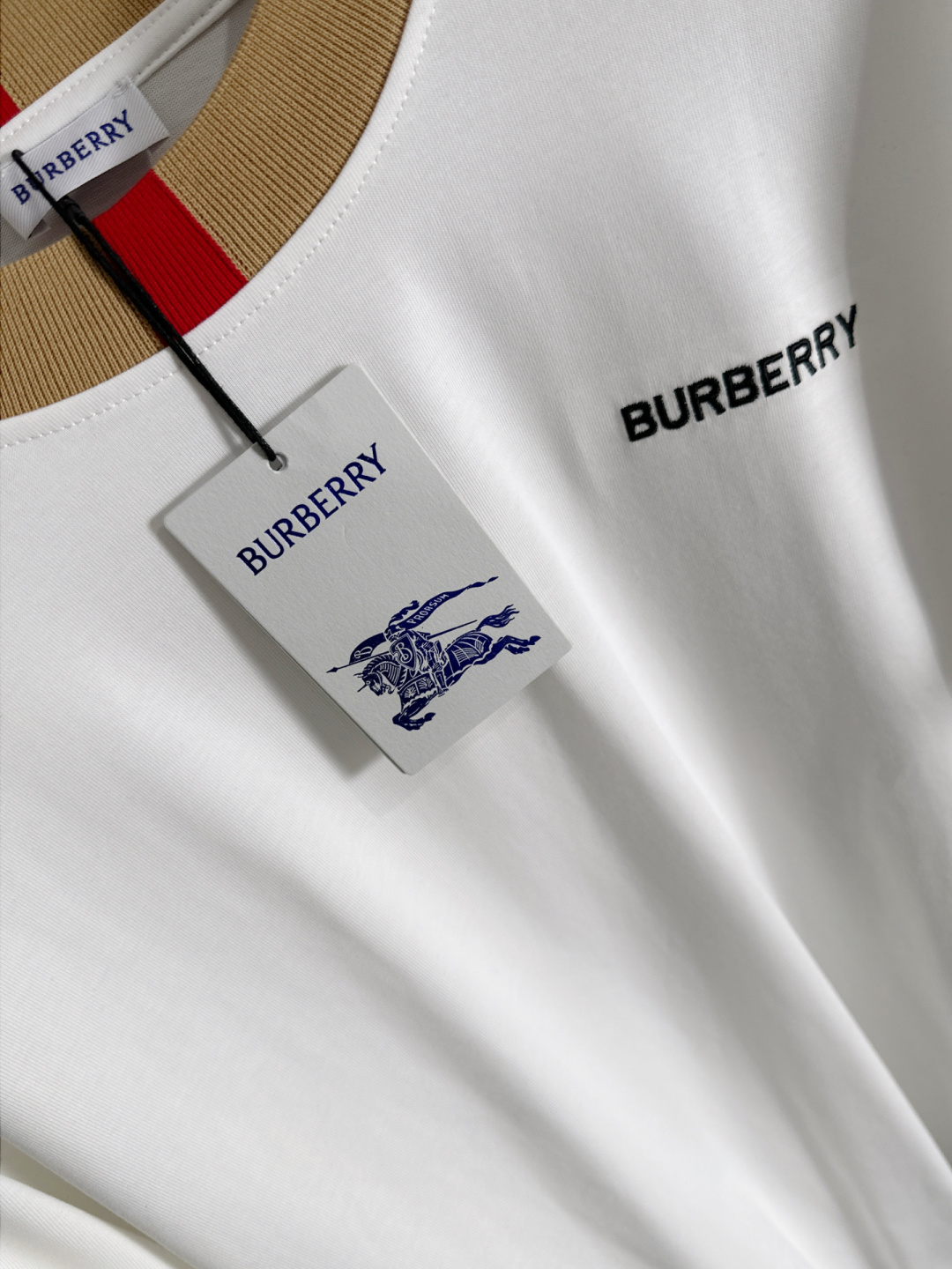 BBR 2025ss经典刺绣长袖t恤 定制260克全棉双纱紧密爽滑面料，布面干净，布纹清晰，手感非常细腻