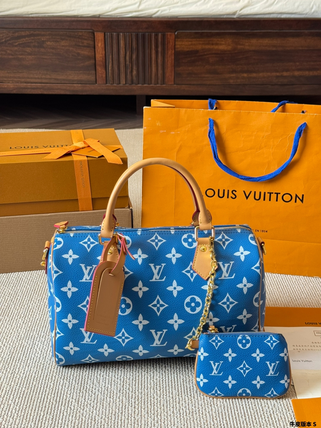Louis Vuitton Speedy Bandoulière 30 Monogram Empreinte Leather Bag