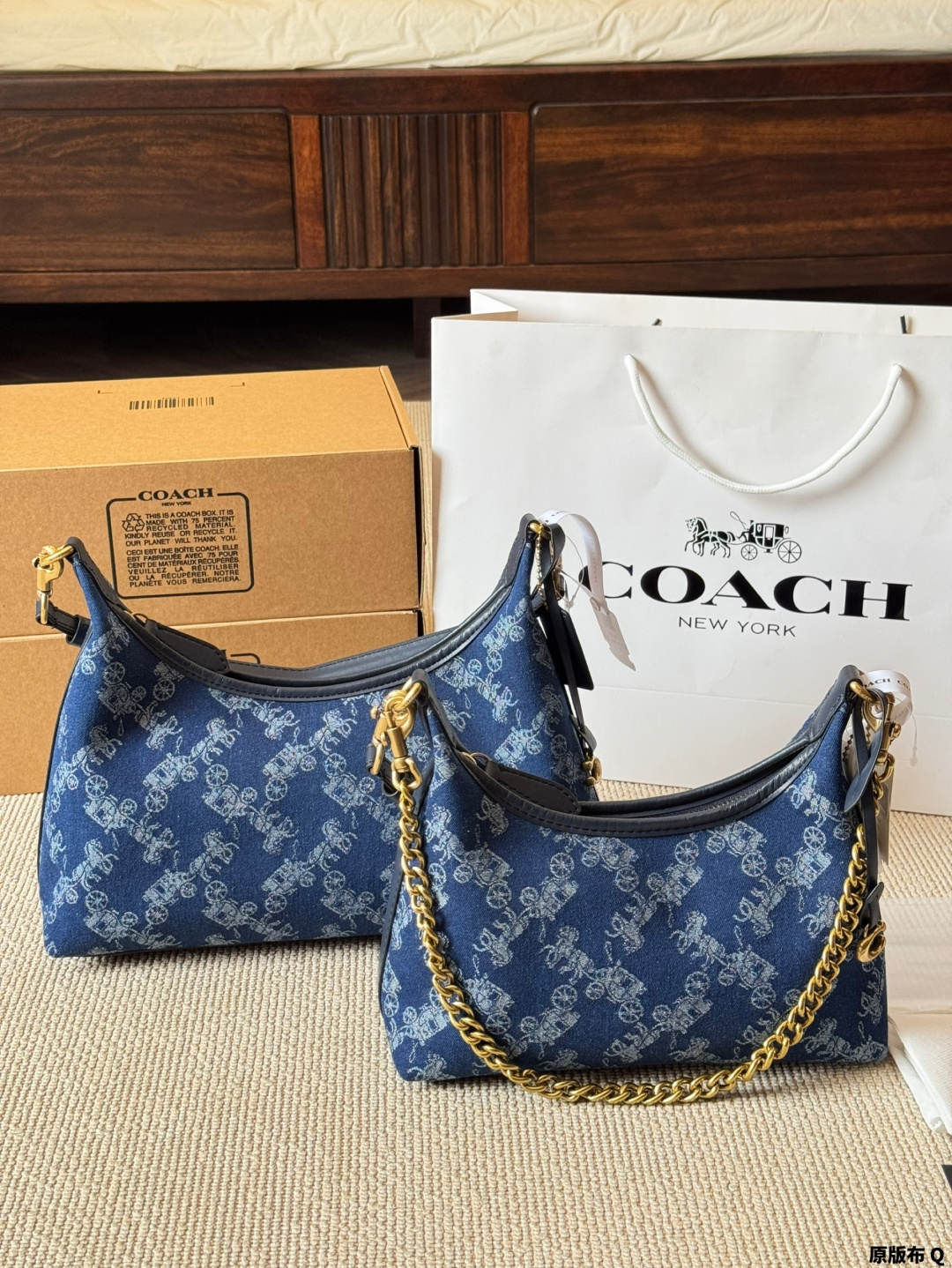 Tela original / Coach nuevo Juliet hobo Negro cuero de cera de aceite completo cremallera bolso de empanada H…